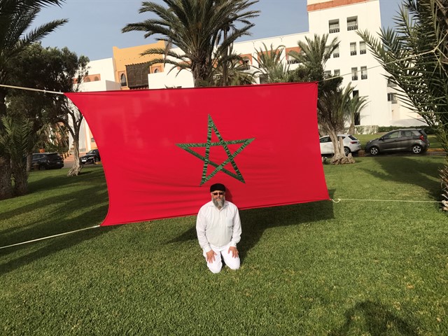 דגל מרוקו הרב מאיר מלכא